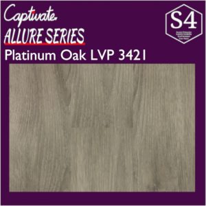 Captivate Flooring Allure Series Platinum Oak LVP 3421