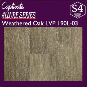 Captivate Flooring Allure Series Weathered Oak LVP 190L-03